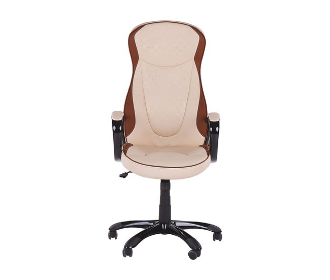 Beliani Silla ejecutiva FELICITY Beige