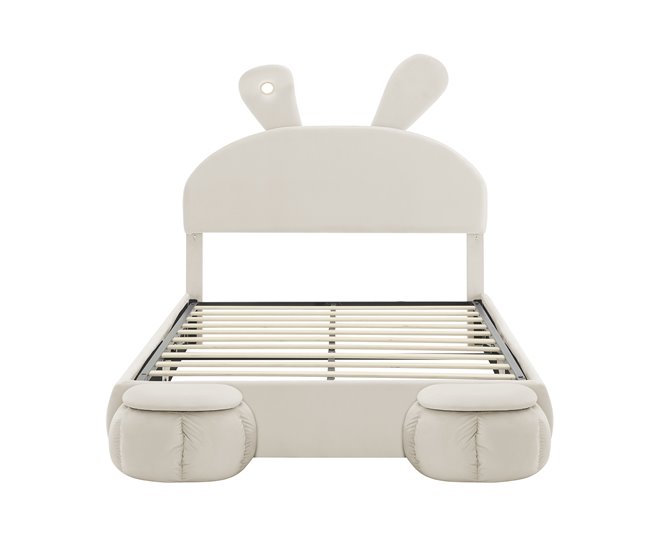 Camas de matrimonio 154x238 Beige