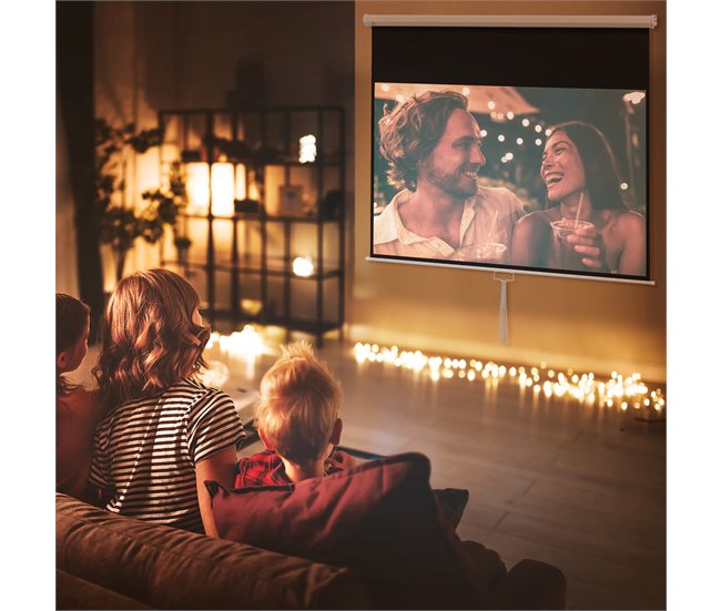 Pantalla de Proyector HOMCOM 001-018V00WT Blanco