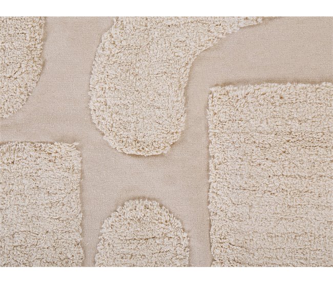 Beliani Alfombra de pelo corto DIYADIN 140x200 Beige