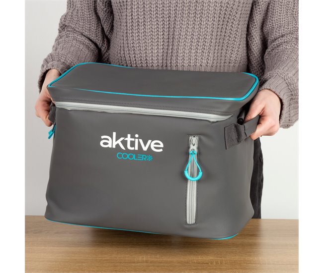 Aktive Bolsa térmica 18 litros de alto rendimiento Gris Azul