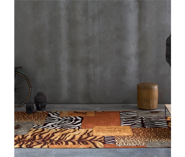 Alfombra decorativa RUSG&RUGS KAMPALA 120x170 Multicolor