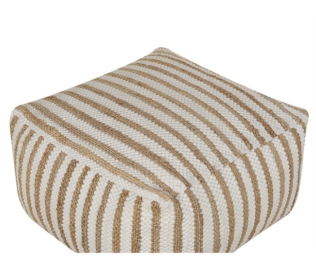 Beliani Puf ALMATTI Beige