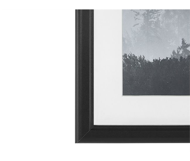 Beliani Marco de la foto ZINARE Negro