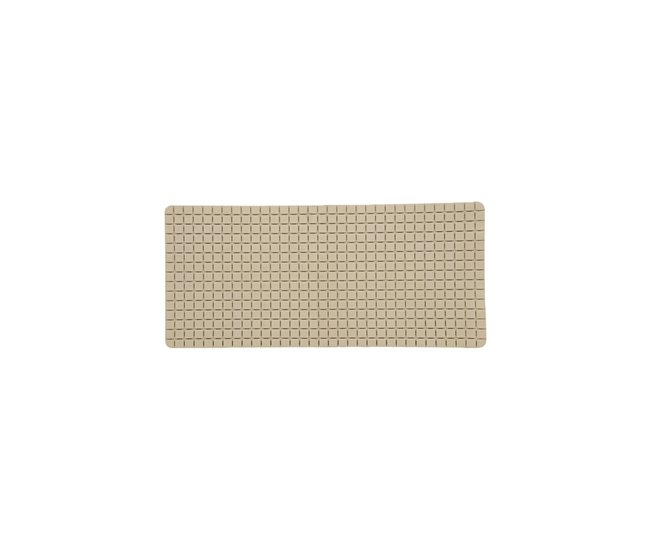 Alfombra De Baño Quadro Premium 76x36 Beige