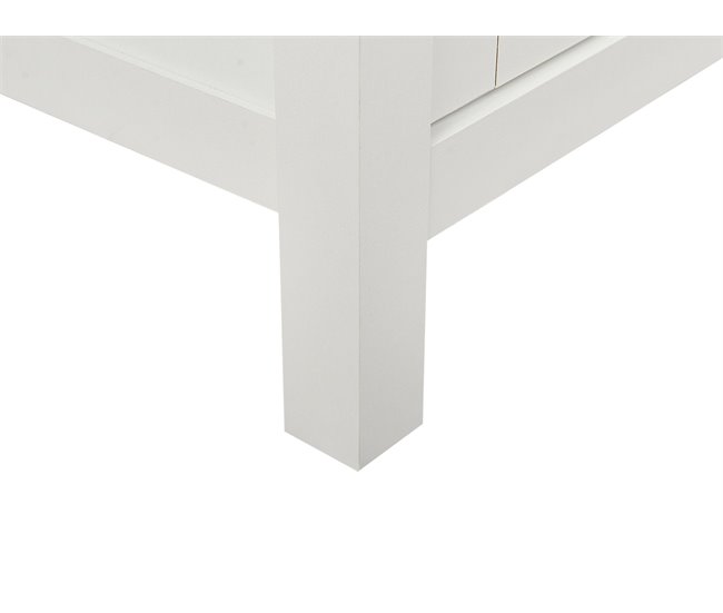 Beliani Mueble TV ATOCA Blanco/ Beige