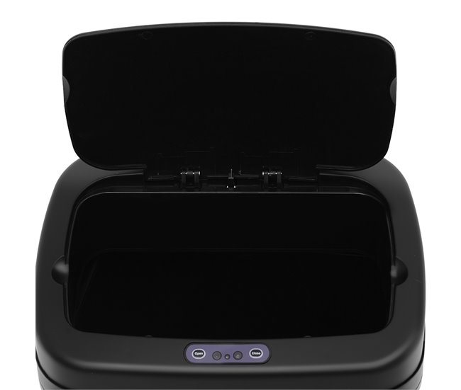 Cubo de Basura Acero Inoxidable, PP HOMCOM, hogar - cocina Gris