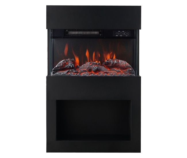 KAMINIO Eléctrica Chimenea HENRI - Estufa de Chimenea Eléctrica Negro
