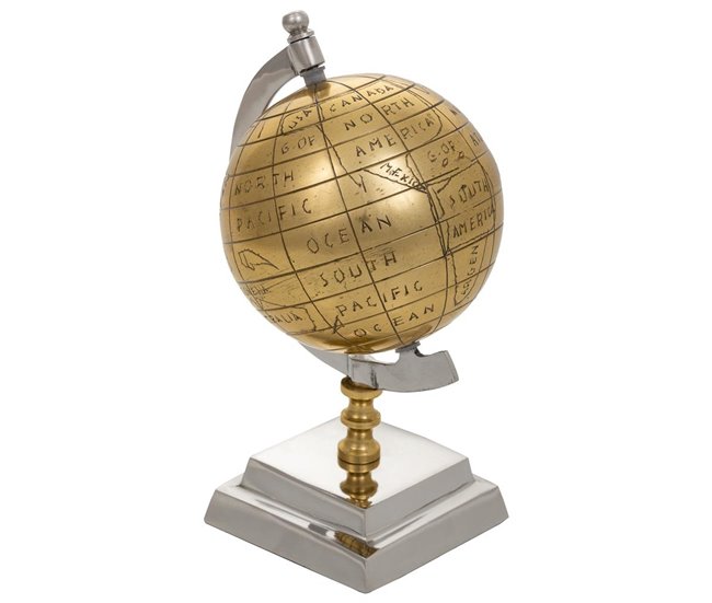 Globo terráqueo Dorado