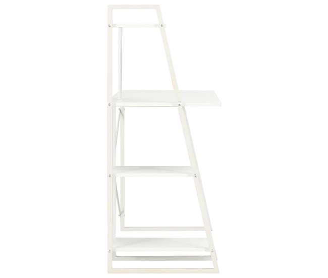 Escritorio Violín con estantería 102x50 Blanco