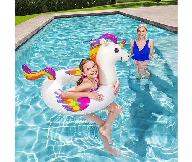Flotador Hinchable Unicornio Blanco