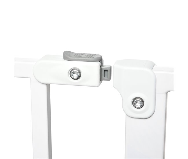 Barrera de Seguridad de Perros Acero, ABS PawHut Blanco