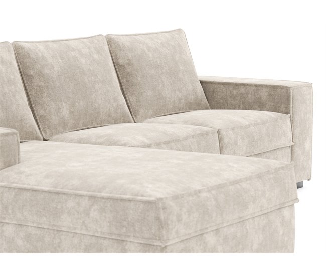 Chaise longue convertible en cama AZZURO Beige