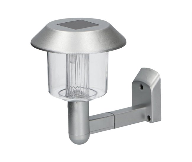Aplique solar marca GRUNDING 10CM Gris