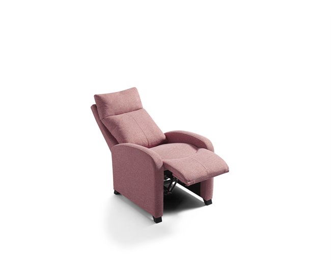 Sillón relax MILU manual color rosa Rosa