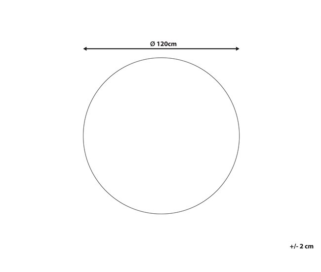 Beliani De pelo corto KOVU Beige