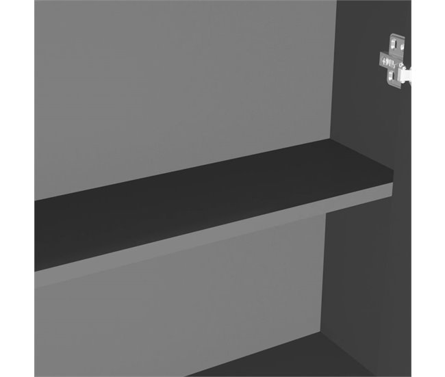 Armario Con Espejo 60 Antracita