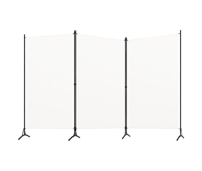Biombo - Separador Divisor de 3 paneles Blanco