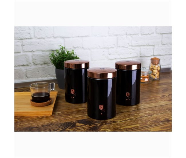 Botes de Cocina Berlinger Haus Black Rose Negro