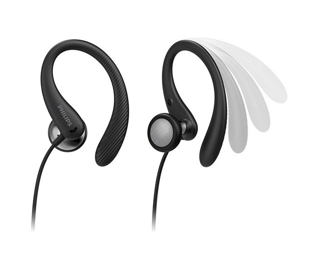 Auriculares deportivos Negro
