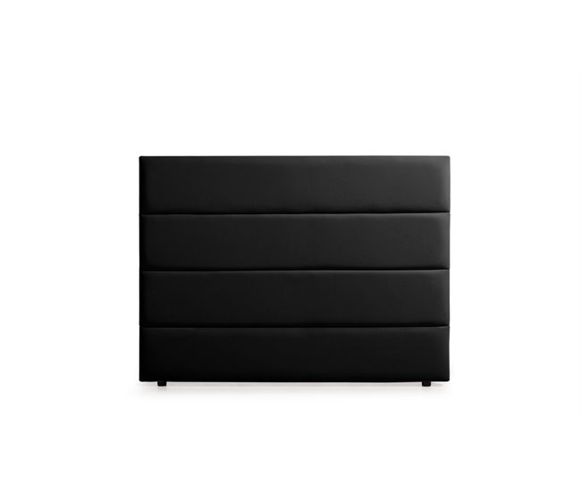 CABECERO TAPIZADO GENOVA POLIPIEL  - Moonia 210 Negro