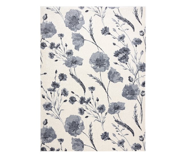 Alfombra HEOS 78585 FLORES 190x270 Crema
