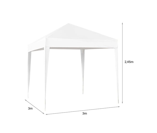 Acomoda Textil - Cenador Desmontable Blanco