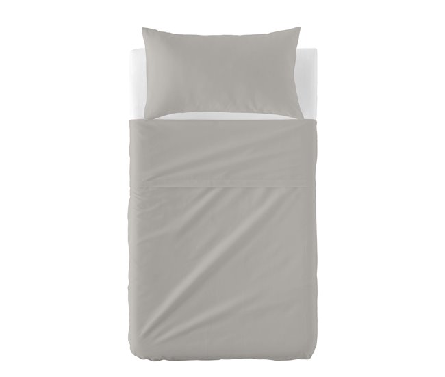 Basic Juego de sábana cuna Gris Gris