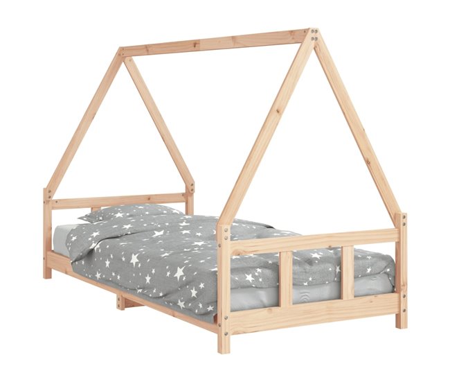 Estructura De Cama Infantil 205x95 Blanco