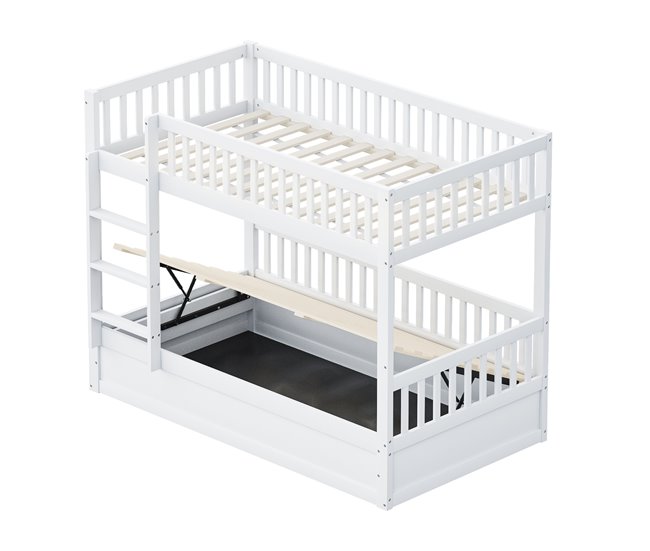 Cama litera 95x205 Blanco