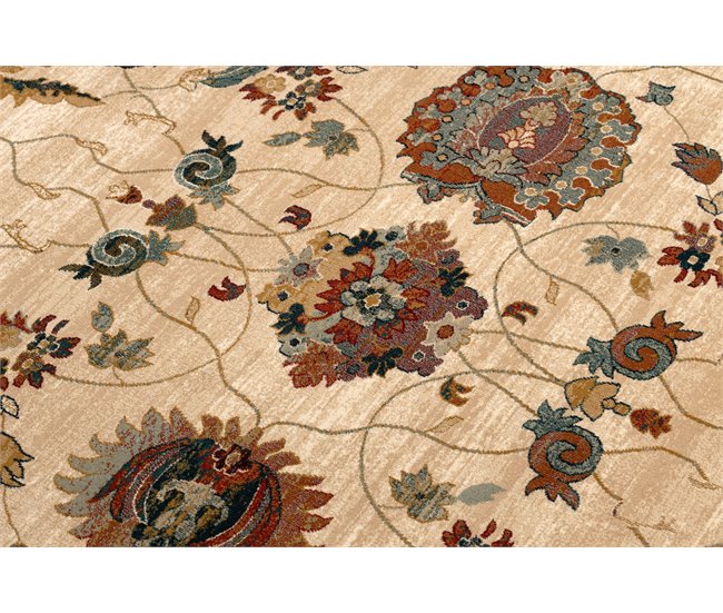 Alfombra de lana SUPERIOR LATICA 100x250 Crema
