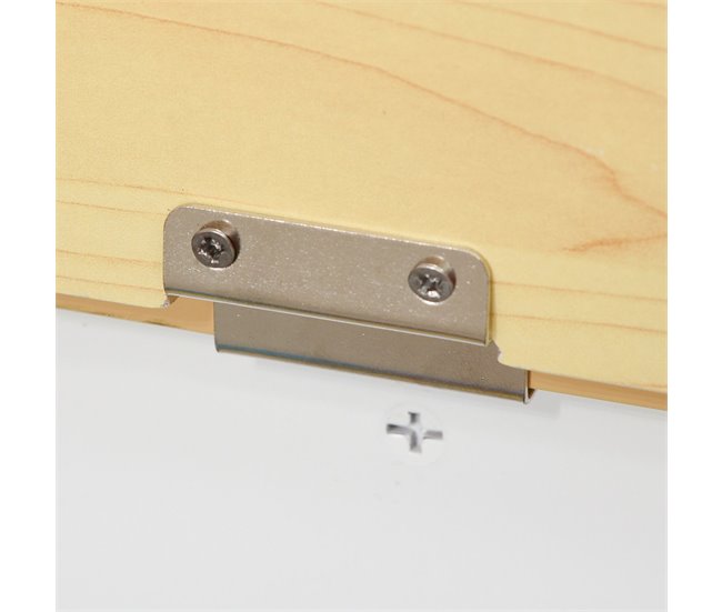 Baúl de Juguetes para Niños MDF, Madera de Pino HOMCOM Blanco