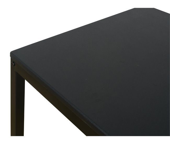 Conjunto de mesa alta con 2 taburetes JAMIE Negro