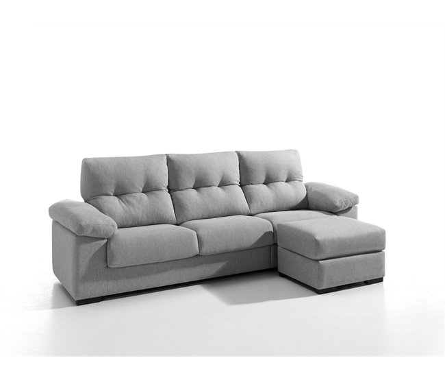 Chaise longue MIA reversible Gris Claro