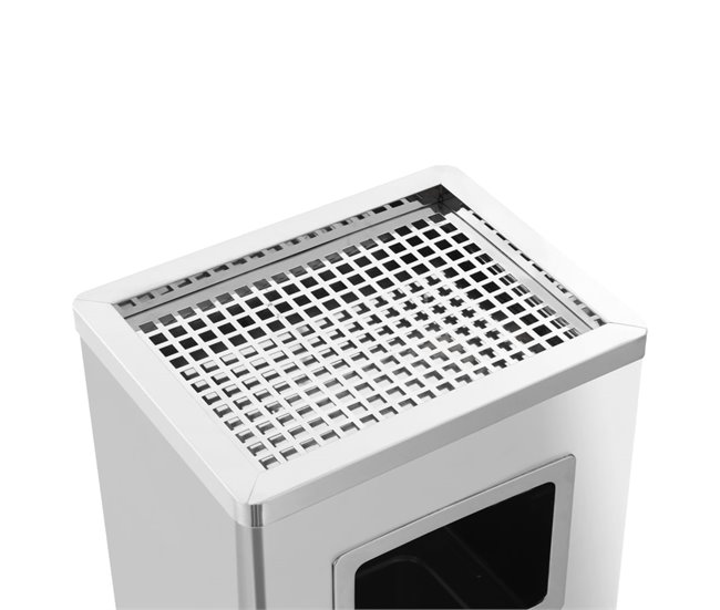 Cenicero de hotel cubo de basura litros acero Gris