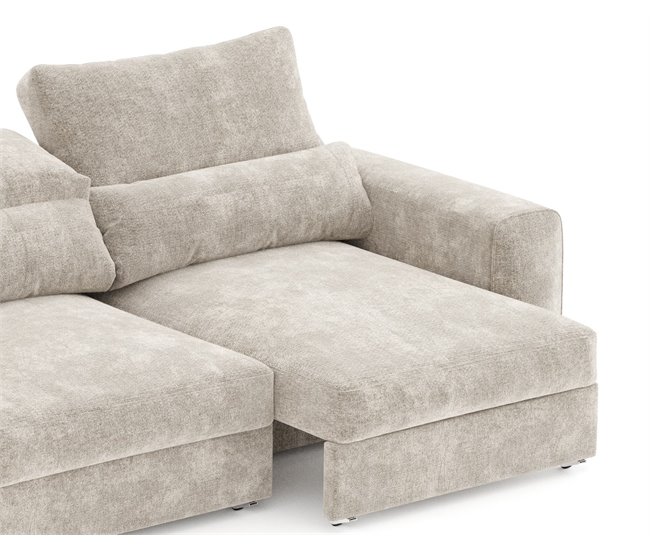Sofá LANDON convertible en cama Beige