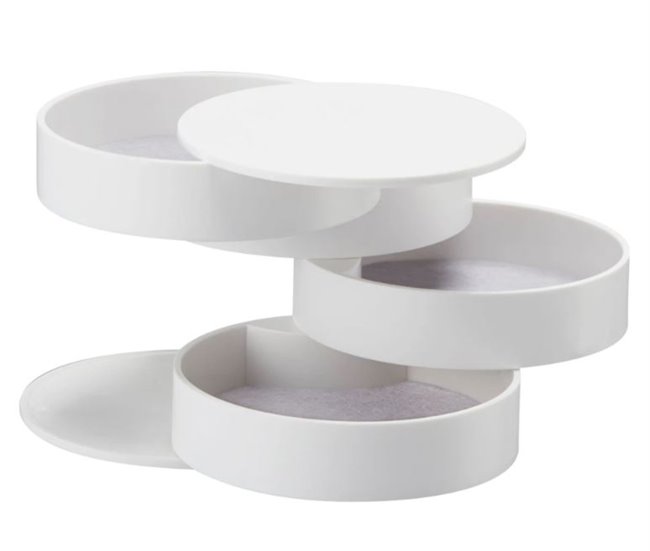 Caja de joyería Blanco