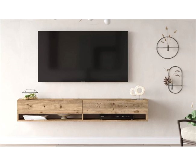 Mueble Elegante Tv Futura  Fr9A Pino