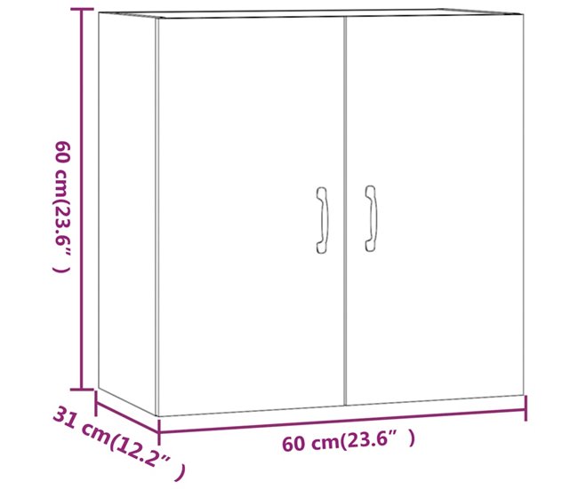 Armario De Pared 60 Blanco