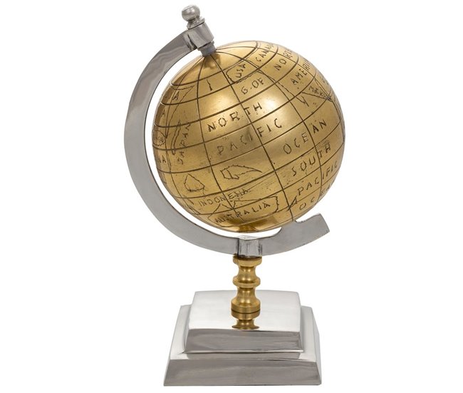 Globo terráqueo Dorado