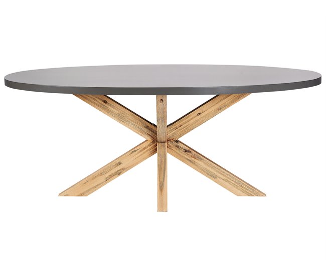 Beliani Conjunto de comedor ORISTANO Beige
