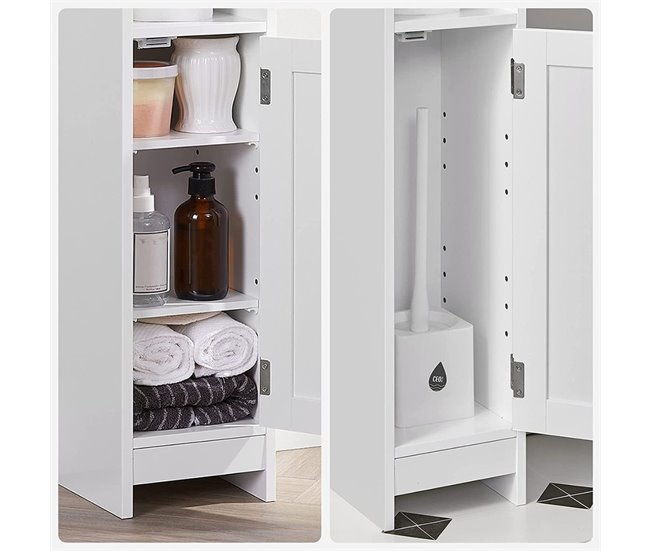 Pequeño mueble de almacenamiento Blanco