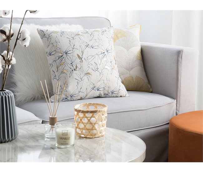 Beliani Cojín decorativo ARBOR Beige