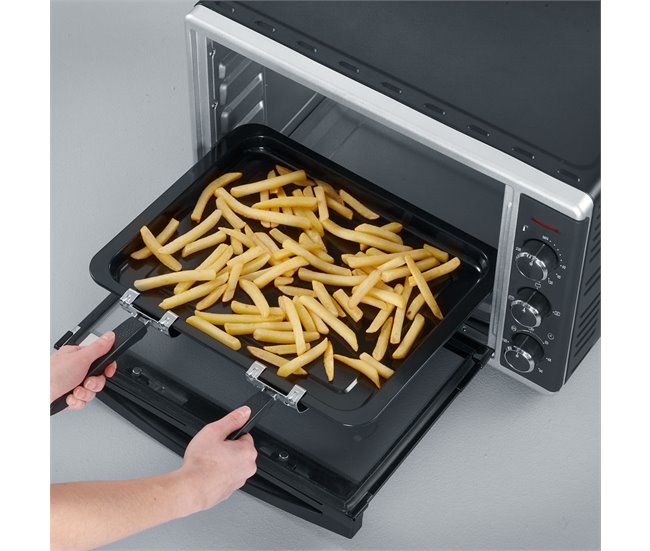 Horno tostador con convección de 42 L SEVERIN TO 2058, 1800 W Negro