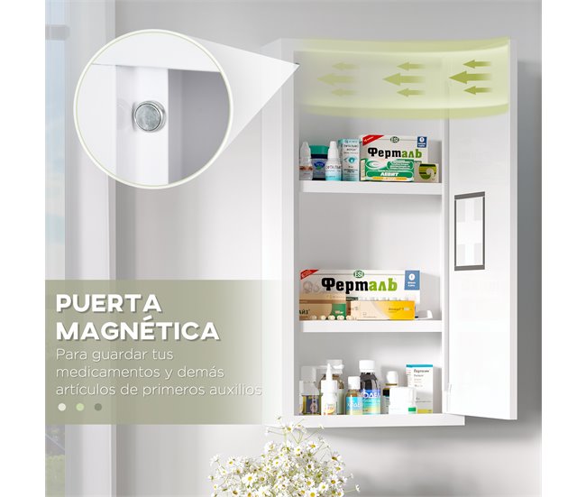 Botiquín Acero kleankin, ferretería - seguridad Blanco