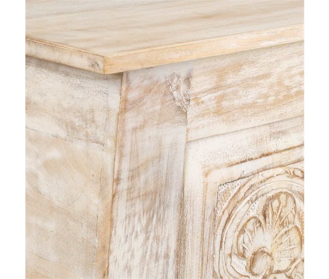 Aparador de madera acabado artesanal Beige