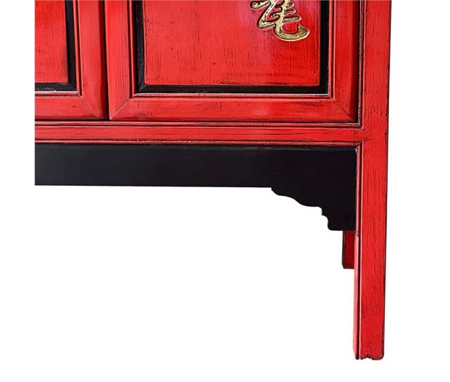 Armario de madera Rojo