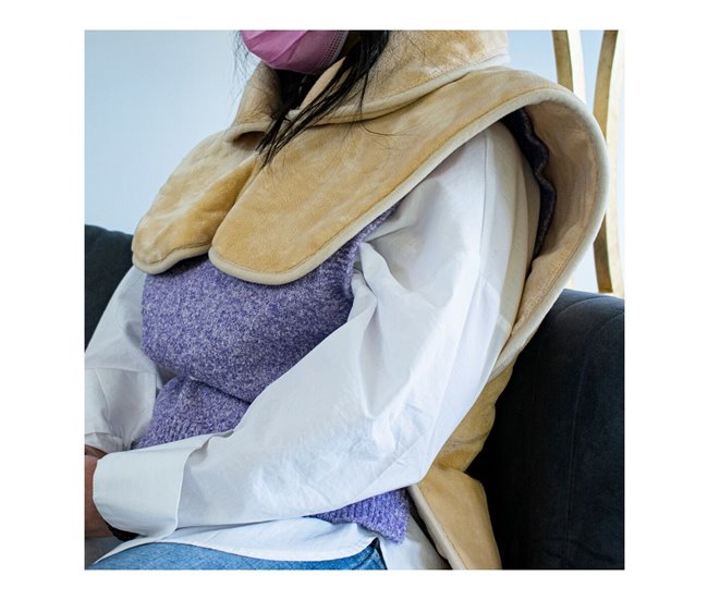 Almohadilla Eléctrica para Cuello y Espalda Multicolor