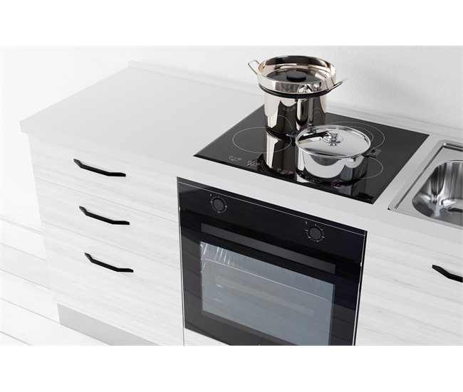 Cocina GILDA 2.0 Derecha Blanco/ Gris