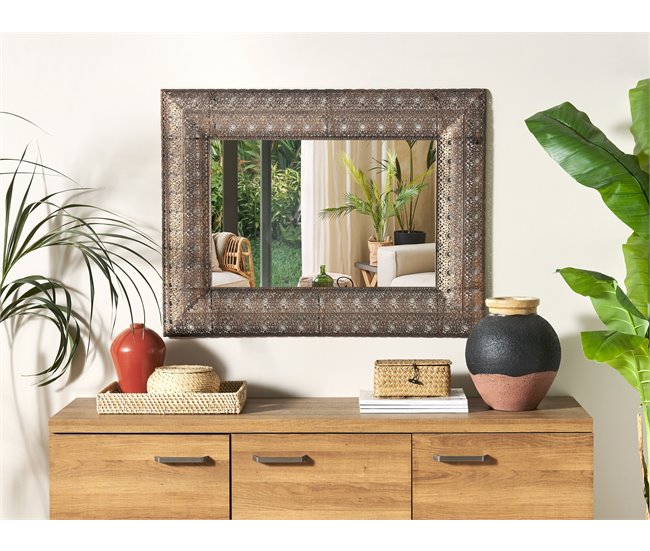 Beliani Espejo DEHRADUN 69x5 Cobre